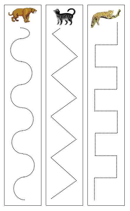 Cat Cutting Work - Montessori Print Shop Digital Download scissor practice