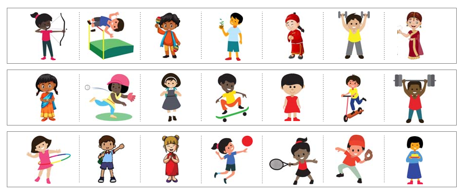 Children Cutting Work - Montessori Print Shop Digital Download preschool activity