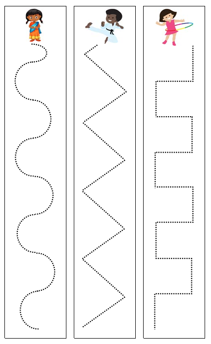 Children Cutting Work - Montessori Print Shop preschool activity