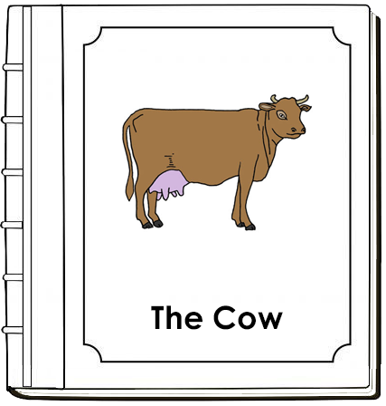 Parts of a Cow Nomenclature Book - Montessori Print Shop Digital Download