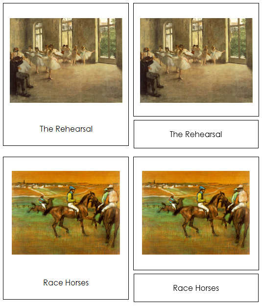Edgar Degas Art Cards