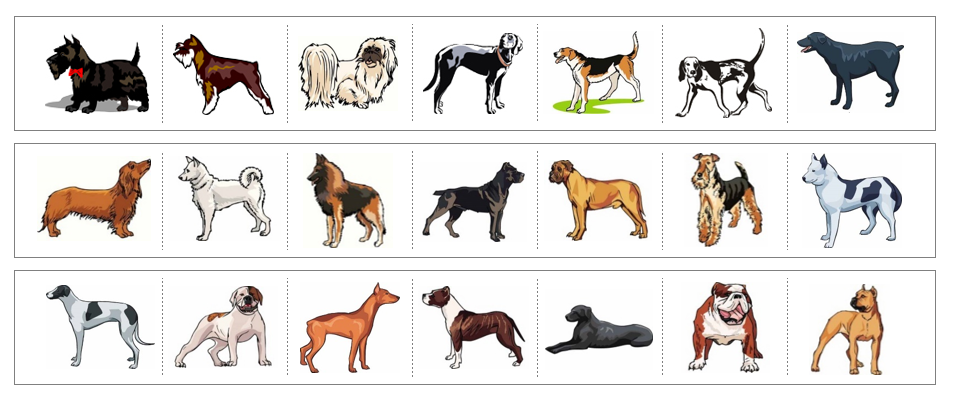 Dogs Cutting Work - Montessori Print Shop Digital Download preschool scissor practice