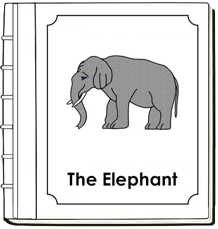 Parts of an Elephant Nomenclature Book - Montessori Print Shop Digital Download