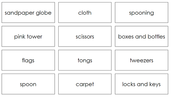 Montessori classroom labels - Montessori Print Shop Digital Download