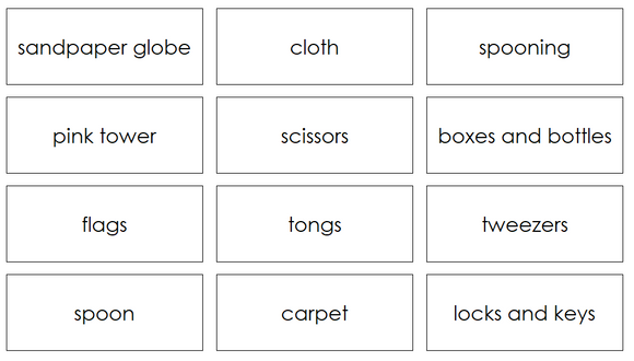 Montessori classroom labels - Montessori Print Shop Digital Download