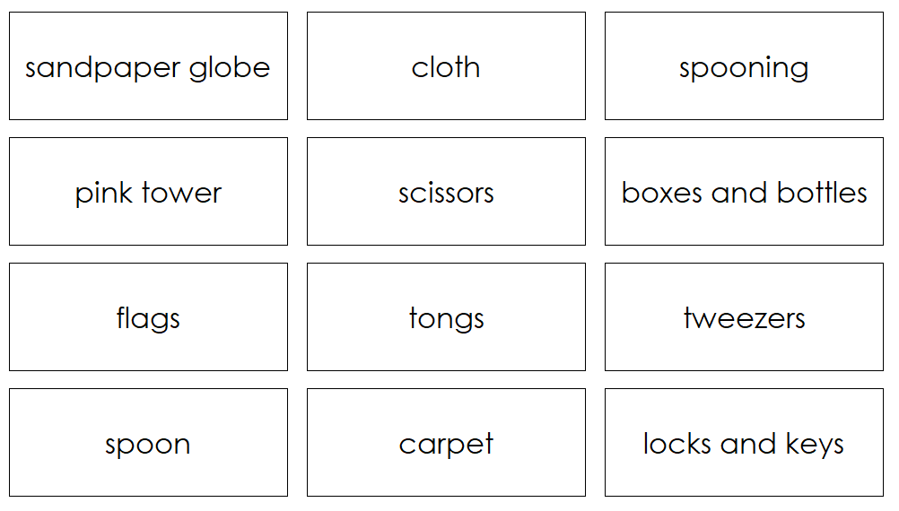 Montessori classroom labels - Montessori Print Shop Digital Download