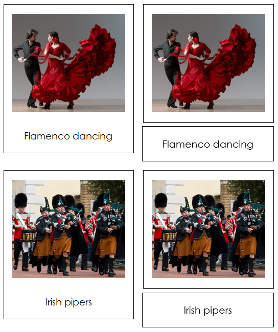 Culture of Europe 3-Part Continent Cards - Montessori Print Shop Digital Download