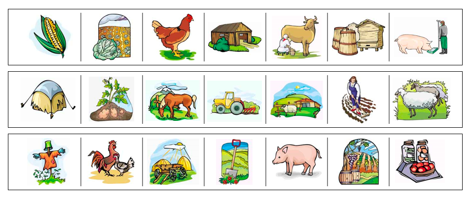 Farm Cutting Work - Montessori Print Shop Digital Download preschool cutting practice