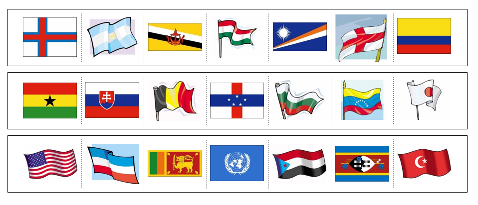 Flag Cutting Work - Montessori Print Shop Digital Download preschool cutting practice