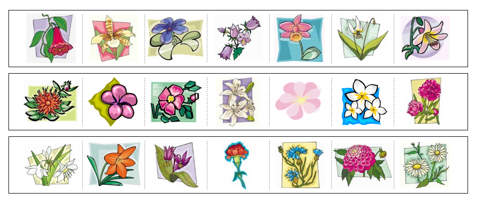 Flower Cutting Work - Montessori Print Shop Digital Download preschool cutting practice