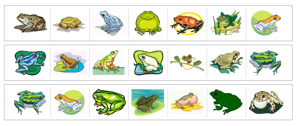 Frog Cutting Work - Montessori Print Shop Digital Download preschool cutting practice