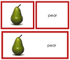 Fruit Words & Picture Cards - Montessori Print Shop