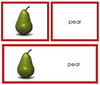 Fruit Words & Picture Cards