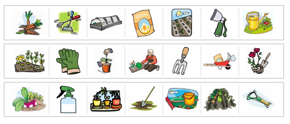 Garden Cutting Work - Montessori Print Shop Digital Download preschool cutting practice