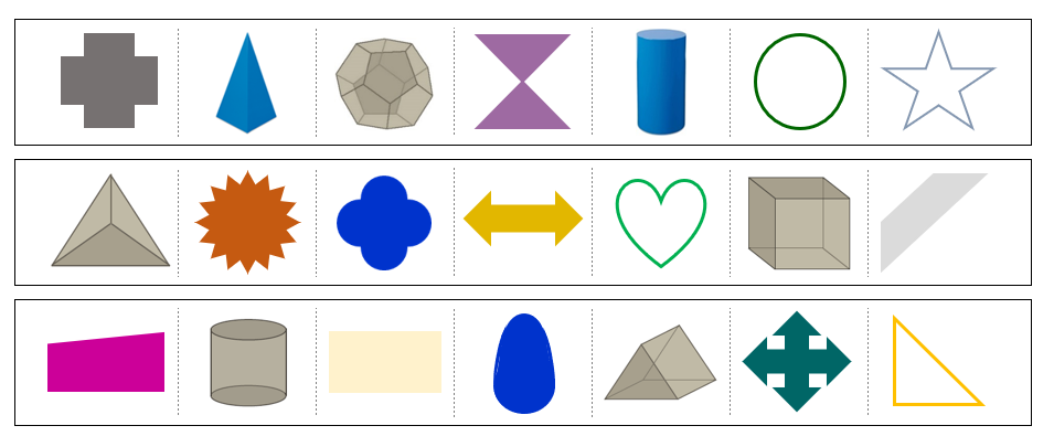 Geometric Shape & Solid Cutting Work - Montessori Print Shop Digital Download preschool cutting practice