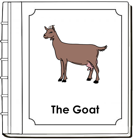 Parts of a Goat Nomenclature Book - Montessori Print Shop Digital Download