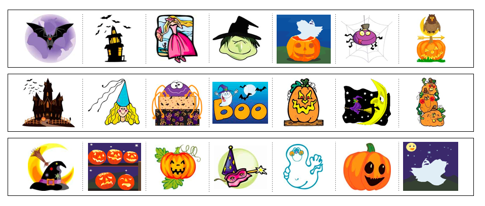 Halloween Cutting Work - Montessori Print Shop Digital Download preschool cutting practice