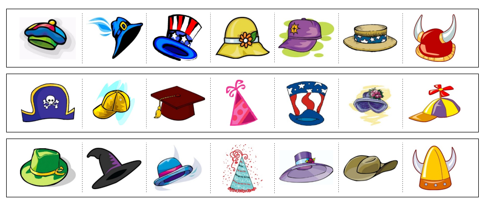 Hat Cutting Work - Montessori Print Shop Digital Download preschool cutting practice