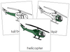 Helicopter Nomenclature Cards - Montessori Print Shop