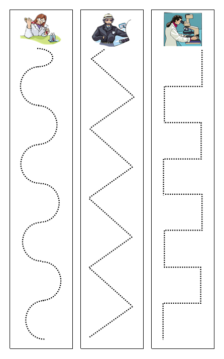Job Cutting Work - Montessori Print Shop Digital Download preschool cutting practice