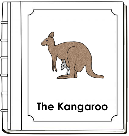 Kangaroo Nomenclature Book - Montessori Print Shop Digital Download