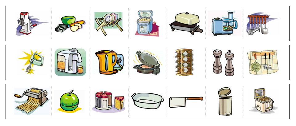 Kitchen Cutting Work - Montessori Print Shop Digital Download preschool cutting practice