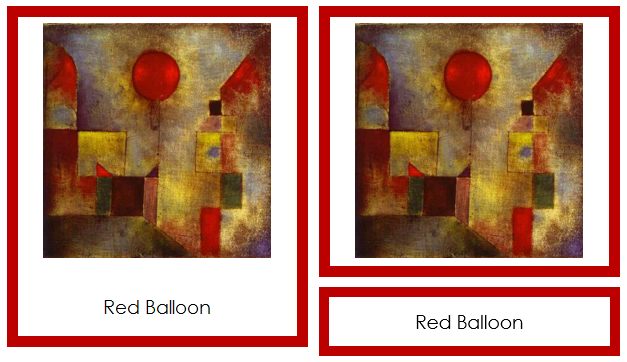 Paul Klee Art Cards - montessori art materials