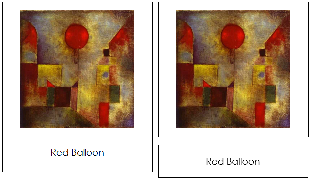 Paul Klee Art Cards - montessori art materials