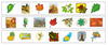 Leaves Cutting Work - Montessori Print Shop preschool cutting practice
