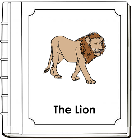 Parts of a Lion Nomenclature Book - Montessori Print Shop Digital Download