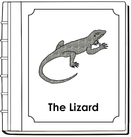 Parts of a Lizard Nomenclature Book - Montessori Print Shop Digital Download