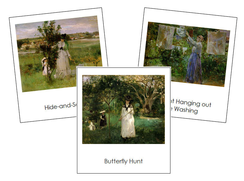 Berthe Morisot Art Cards - montessori art materials