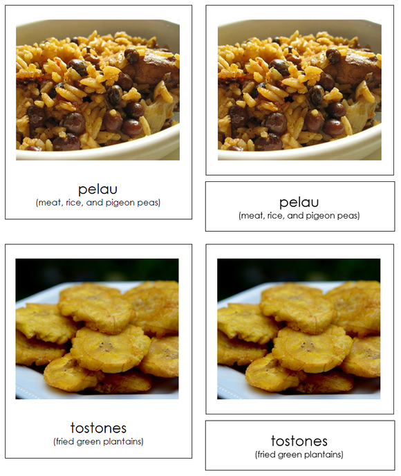 Foods of North America 3-Part Cards - Montessori Print Shop Digital Download