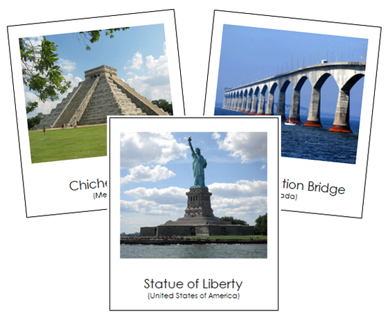 North American Landmarks - Montessori Print Shop