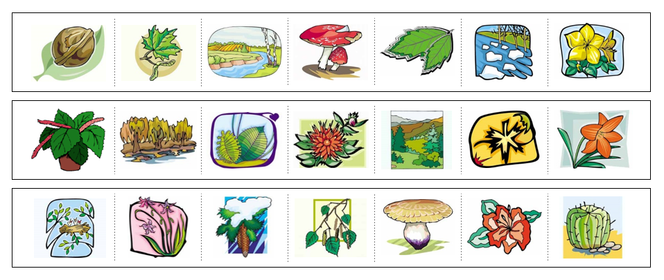 Nature Cutting Work - Montessori Print Shop Digital Download preschool cutting practice