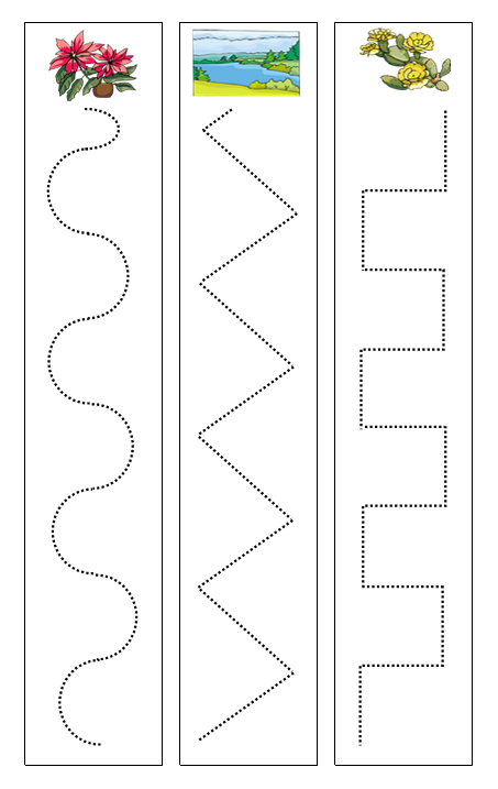 Nature Cutting Work - Montessori Print Shop Digital Download preschool cutting practice