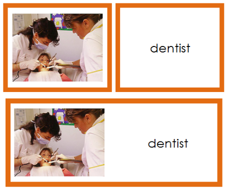 Occupation Words & Picture Cards