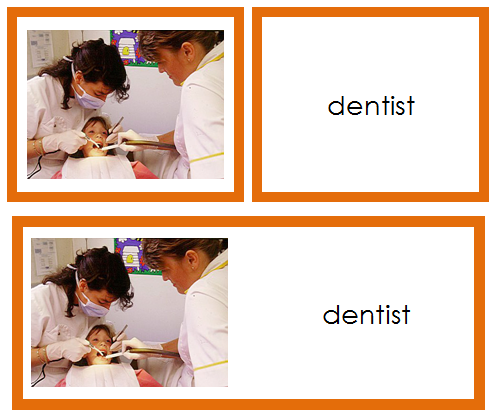 Occupation Words & Picture Cards - Montessori Print Shop Digital Download