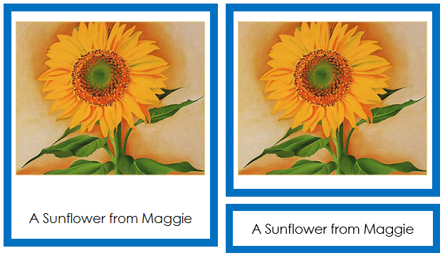 Georgia O'Keeffe Art Cards - montessori art materials
