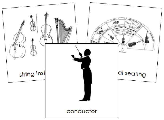 Orchestra Nomenclature Cards - Montessori Print Shop Digital Download