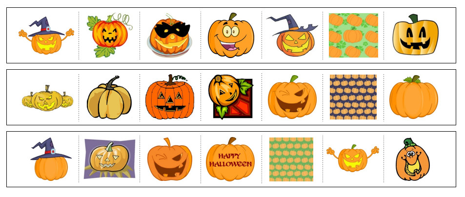 Pumpkins Cutting Work - Montessori Print Shop Digital Download preschool cutting practice