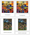 Sayed Haider Raza 3-Part Art Cards - Montessori Print Shop