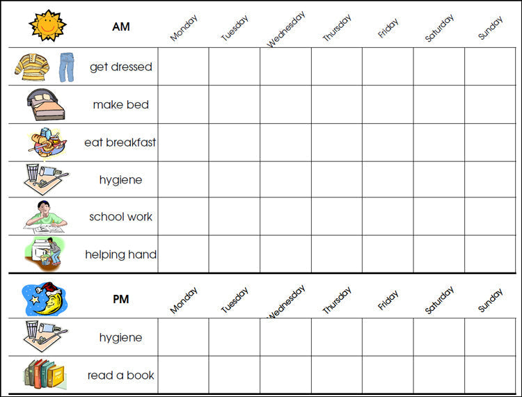 Responsibilities Chart For Home - Montessori Print Shop Digital Download preschool materials