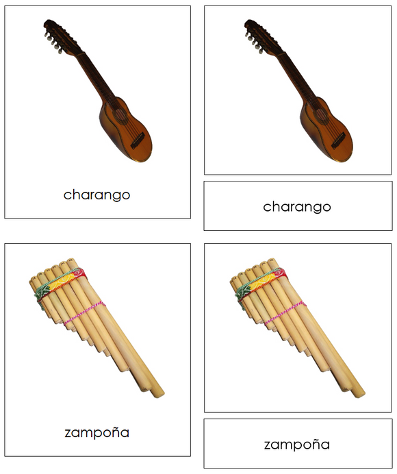 Musical Instruments of South America - Montessori Print Shop Digital Download