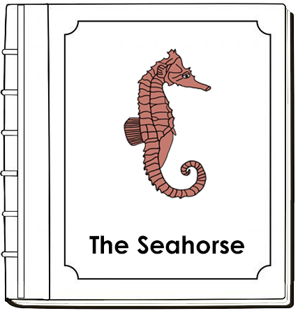 Parts of a Seahorse Nomenclature Book - Montessori Print Shop Digital Download