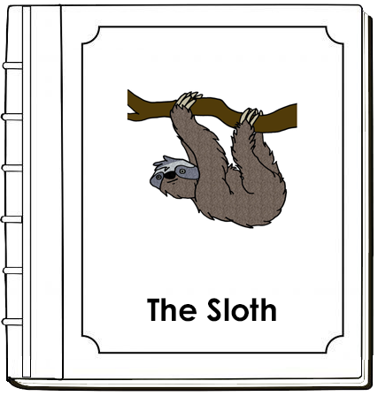Parts of a Sloth Nomenclature Book - Montessori Print Shop Digital Download