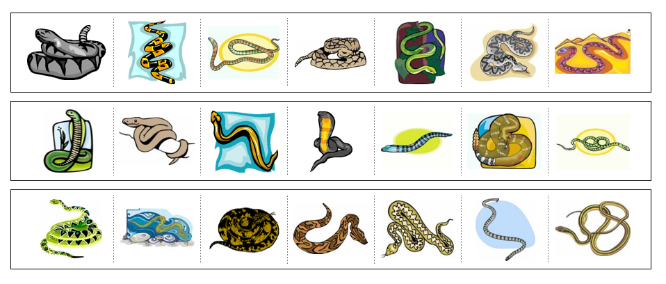 Snakes Cutting Work - Montessori Print Shop Digital Download preschool cutting practice