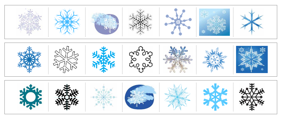 Snowflakes Cutting Work - Montessori Print Shop Digital Download preschool cutting practice