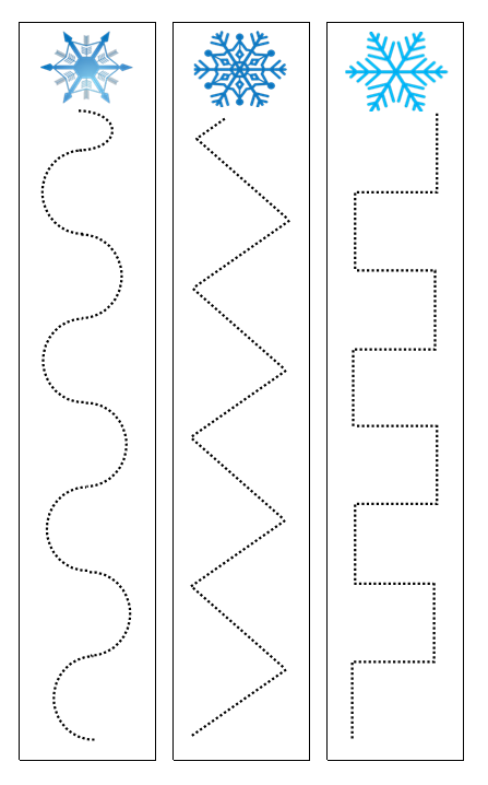 Snowflakes Cutting Work - Montessori Print Shop Digital Download preschool cutting practiceSnowflakes Cutting Work - Montessori Print Shop Digital Download preschool cutting practice