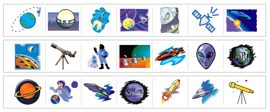 Space Cutting Work - Montessori Print Shop Digital Download preschool activity
